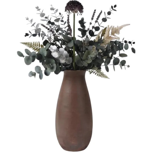 Bellatio Design Sierui Globemaster kunstbloem - losse stelen - paars - 44 cm - Natuurlijke uitstraling