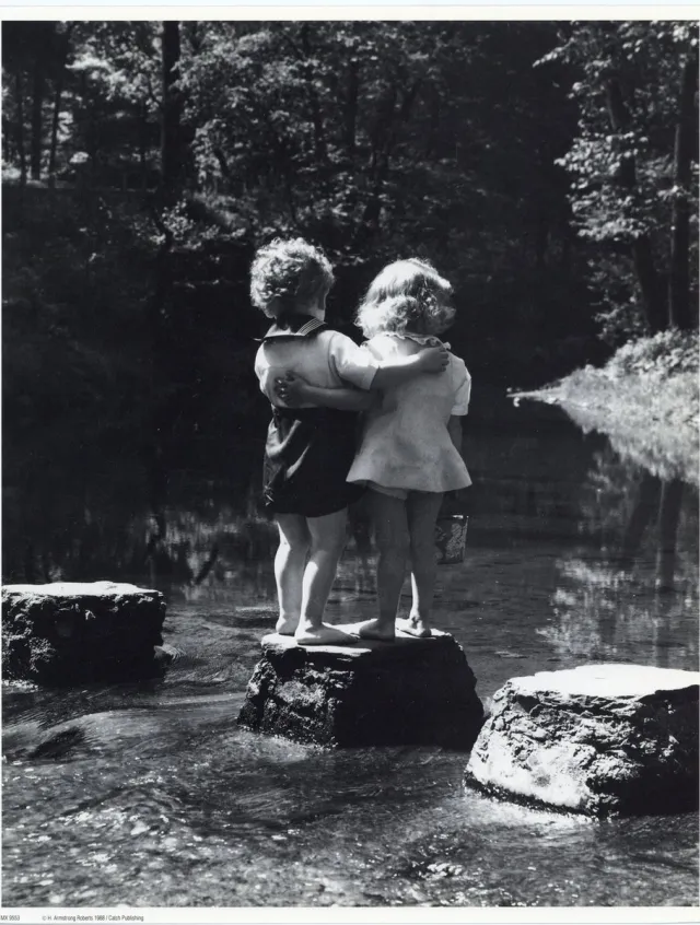 Catch Projecten Mini zwart-wit poster - Rocky Love - H. Armstrong Roberts - 24x30 cm
