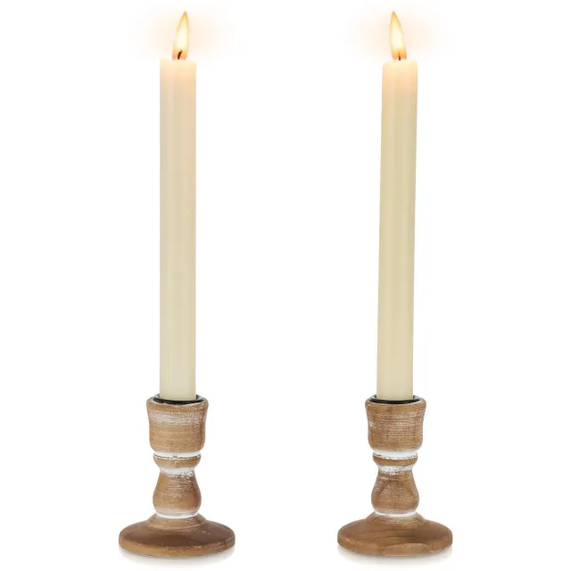 Duraxl Kandelaar - Hout - Lichtbruin - 9 cm