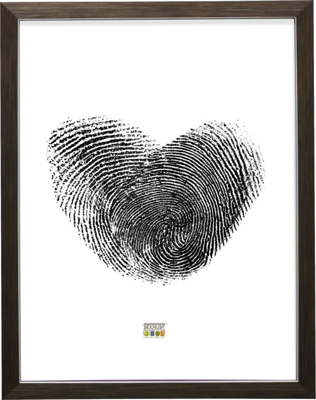 Deknudt Frames fotolijst - Bruin met zilverbies - S41VK3 - 30x45 cm