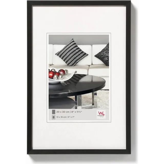 Walther Chair - Aluminium Fotolijst - Fotomaat 21x29,7 cm (A4) - Zwart