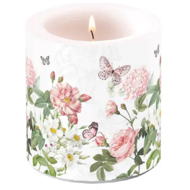 Ambiente Kaars - Small - Amelia White - 35 branduren Wit