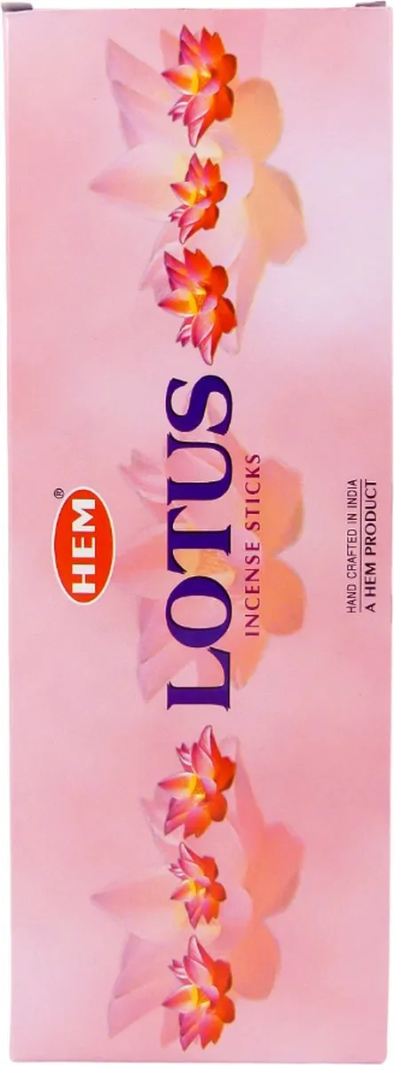 HEM Wierook - Lotus - Slof / Voordeelbox (6 Pakjes / 120 stokjes)