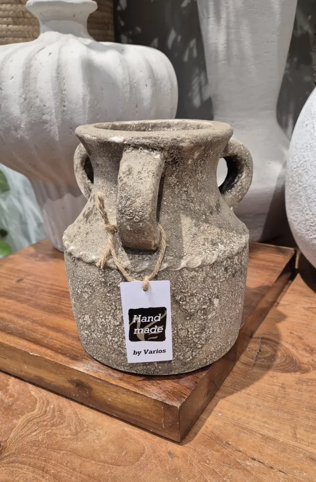 Mix en Match Living & Fashion Varios - Vaas - Oorvaas - Joy - Landelijk - M - 20x20cm Bruin