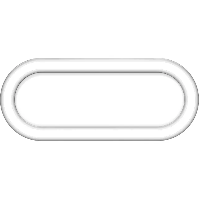 Expo Trading ETH Lois led plaf ovaal 3 step dimming 2700k 15w ip44 wit 40cm + mem. 1113L
