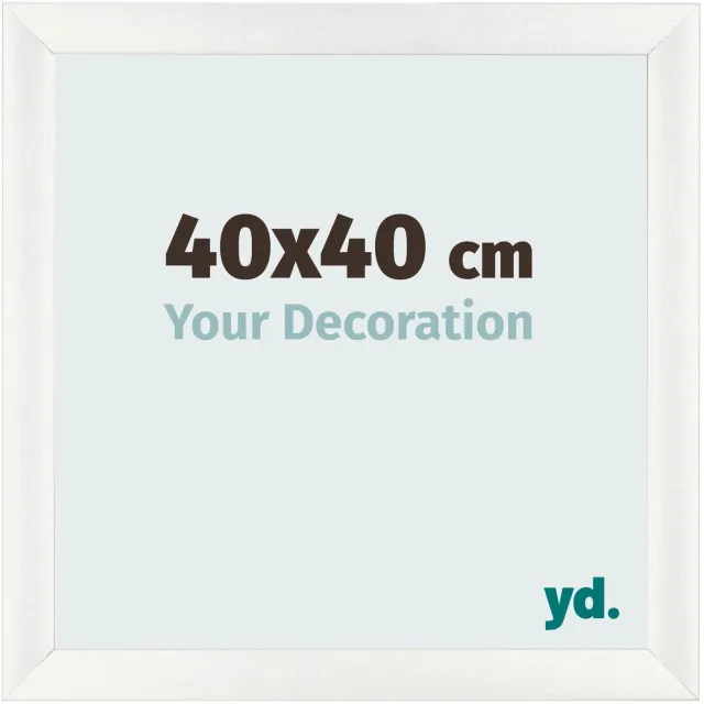 yd. Your Decoration - Fotolijst 40x40 cm - MDF - Wit Geveegd - Pisa