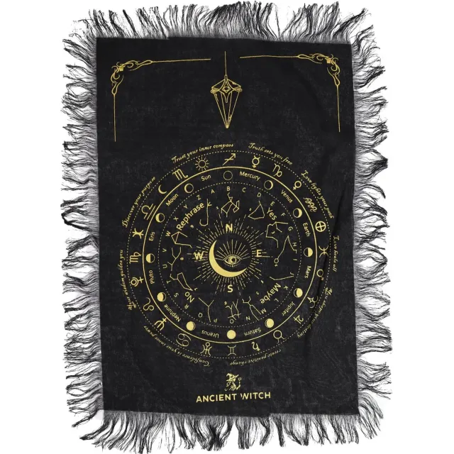 Ancient Wisdom Pendelkleed - Alziend Oog - Zwart en Goud