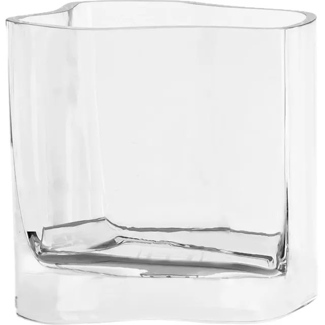 Element Accessories Moderne glazen design vaas geïnspireerd op koraal en Aalto, COR13CL doorzichtig