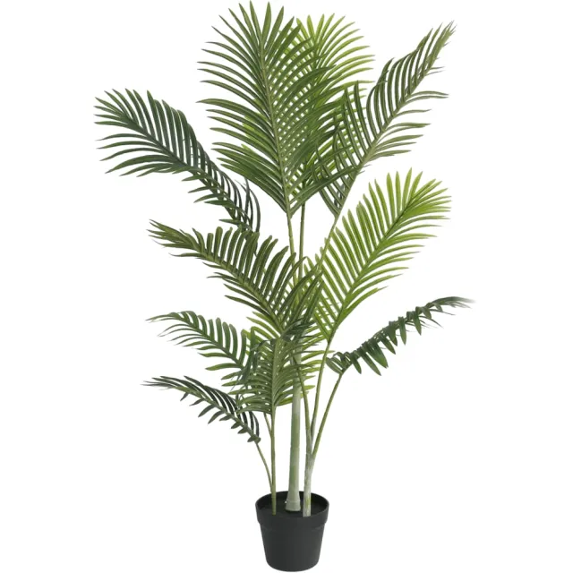 vidaXL Kunstpalmboom 120 cm polypropeen groen