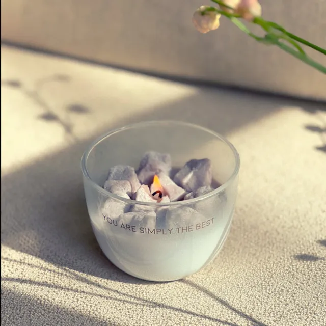 My Flame Sojakaars | Wax Stones - You Are Simply The Best - Cadeau - Liefde Wit