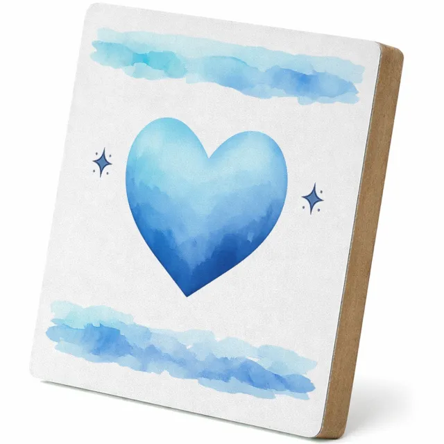Mr Cadeautjes MDF staande fotolijst 15,2 x 15,2 - design Een warme waarderingstoon met een speelse handlettering-opma | cadeau Wit