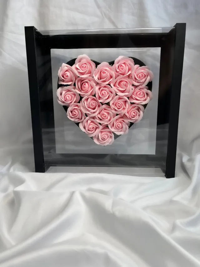AG Luxurygift AG Luxurygifts flower box - rozen box - cadeau box - roze kleur - rozen - Valentijnsdag - Moederdag - soap roses - cadeau - bloemen