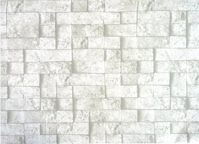 Raved Raamfolie/Plakfolie - Decoratiefolie - Kasseien Print Beige/Grijs - 2 m x 45 cm
