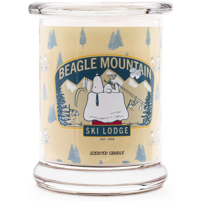 Peanuts Snoopy Peanuts - Snoopy geurkaars Beagle Mountain - 250 g Licht geel