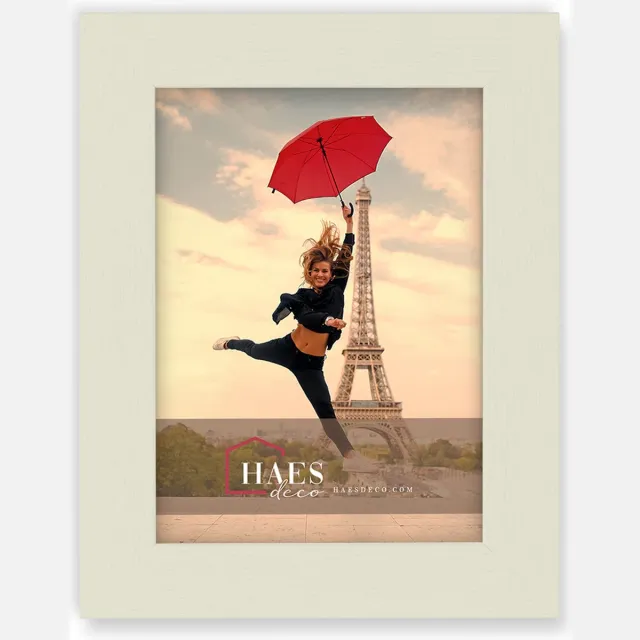 HAES deco Houten fotolijst Paris wit voor 1 foto formaat 20x25 - SP001203