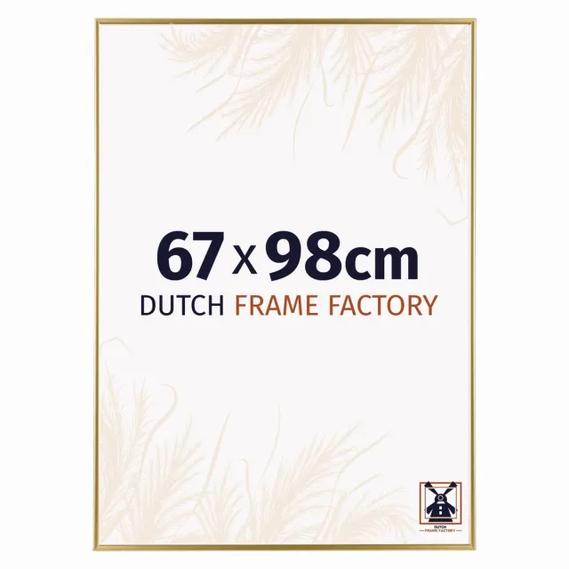 Dutch Frame Factory Fotolijst 67x98 cm - Kunststof - Goud - Easy