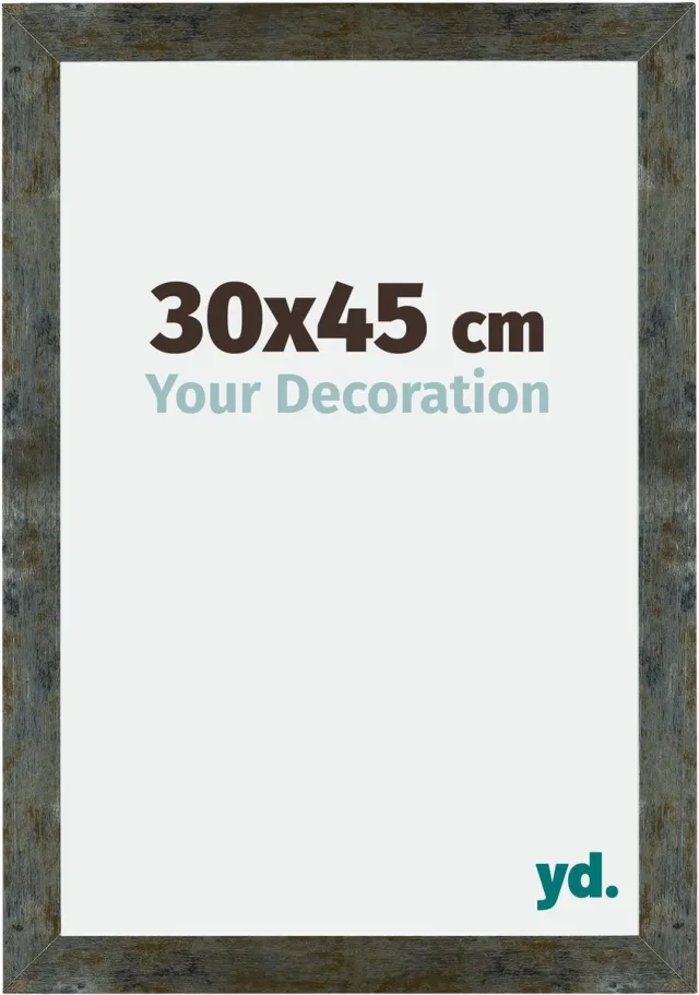 yd. Your Decoration - Fotolijst 30x45 cm - MDF - Blauw Goud Gemeleerd - Mura