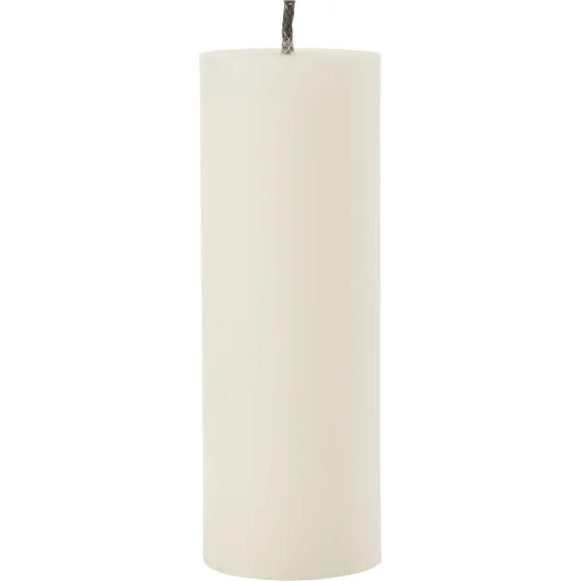 J-Line buitenkaars Pilaar Paraffine - wit - extra large - 50U