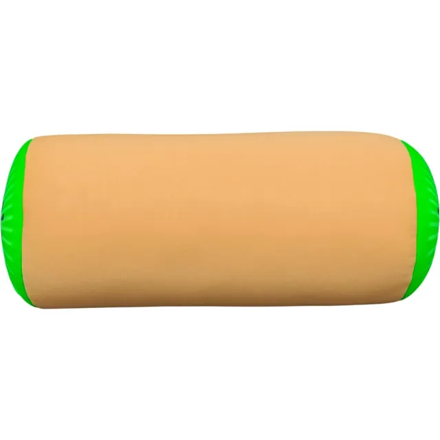 House of Healthbrands My Daily Pillow Rolkussen - Sierkussen Rond Cilinder 17 x 30 cm - kiwi-design - Stevig en zacht - Mooie print - Gevuld met microgranulaat - Vormvast & Wasbaar - Ideaal voor op de bank, bed, auto of op reis - Inclusief Wasnet Bruin
