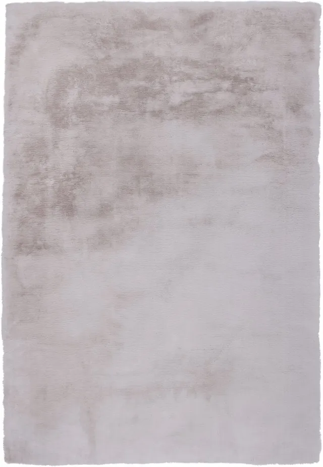 Padiro elegant laagpolig vloerkleed 160 x 230 cm - lichtgrijs - vintage patroon - voor vloerverwarming - van polyester en wol