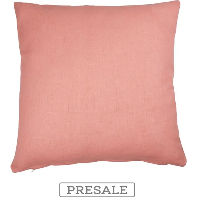 Linen & More Lima Rose Roze Kussen | 45 X 45 | Sierkussen Voor Woonkamer Of Slaapkamer