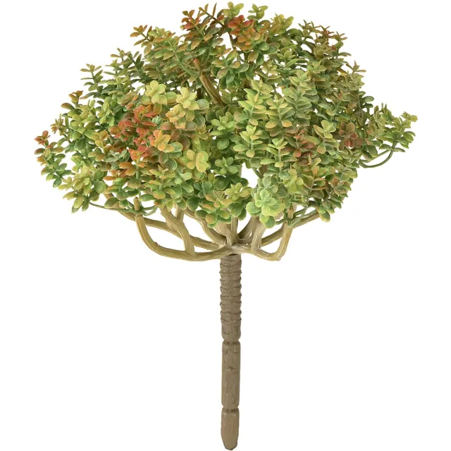 Viana Mini succulente kunstgroene kunstplant met stengel H23cm groente
