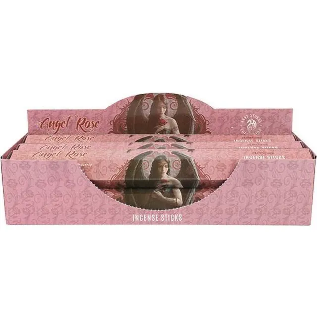 Anne Stokes Angel Rose wierook verpakking - 20 stokjes Roze