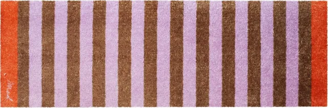 Mad About Mats DELLY - deurmat - badmat - droogloop/touch - wasbaar - 50x150cm - 100% recycleerbaar Bruin
