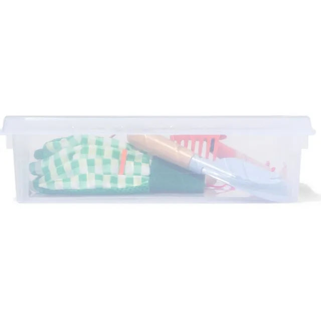 HEMA Opbergbox 8L Madrid transparant 40x30x12 (transparant)
