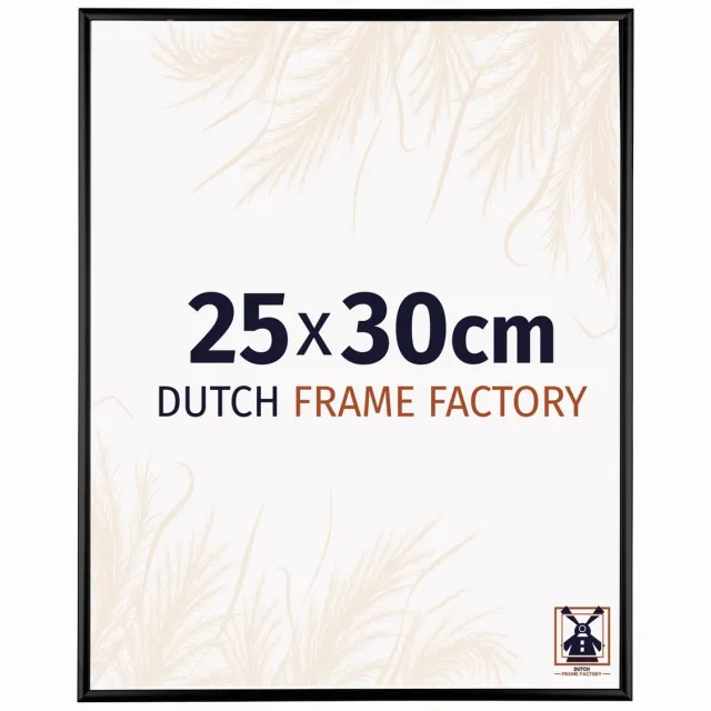 Dutch Frame Factory Fotolijst 25x30 cm - Aluminium - Zwart Mat - Kampen