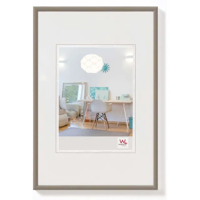 Walther New Lifestyle - Kunststof lijst - Fotoformaat 10x15 cm - Staal