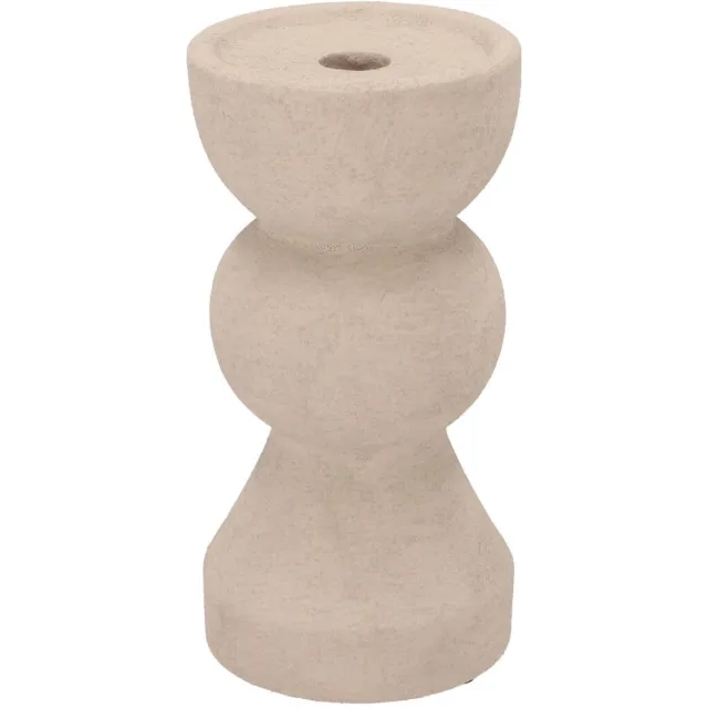 Daan kromhout Kaarsenhouder - Kandelaar - Florence - Sand - Keramiek - Cementlook - 21 cm