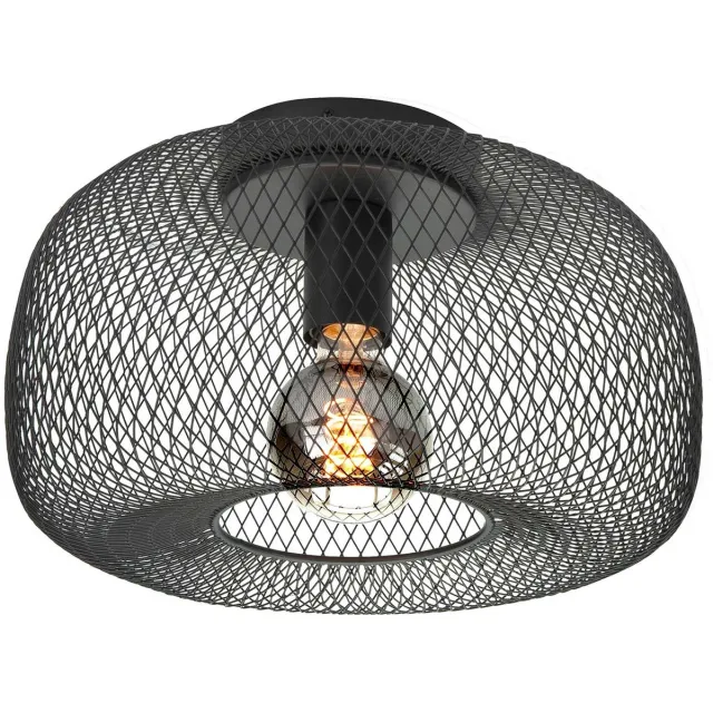 Highlight Plafondlamp Honey Ø 32 cm zwart