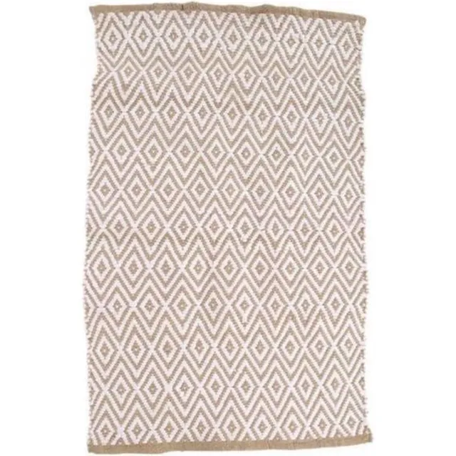 Yoshiko Home Yoshiko - vloerkleed - jute - katoen - 90 x 120 cm naturel
