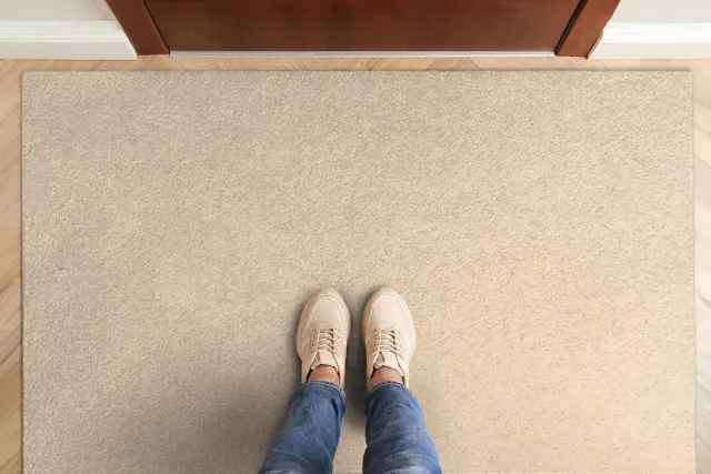 Coloray Deurmat voor binnen - Beige Wasbare Deurmat - Zand Inloopmat - Antislip Onderkant Deurmat - Deurmat Groot - 150x100 cm Beige - Zand