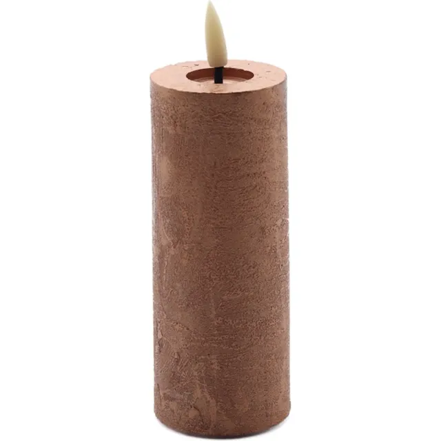 Mansion Atmosphere led kaars rustic copper 12,5x5cm Koper