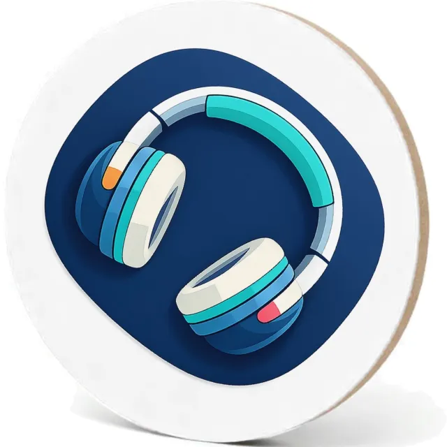 Mr Cadeautjes MDF fotolijst - design Een rustige, moderne iconprint met een centraal object op ee | cadeau Wit