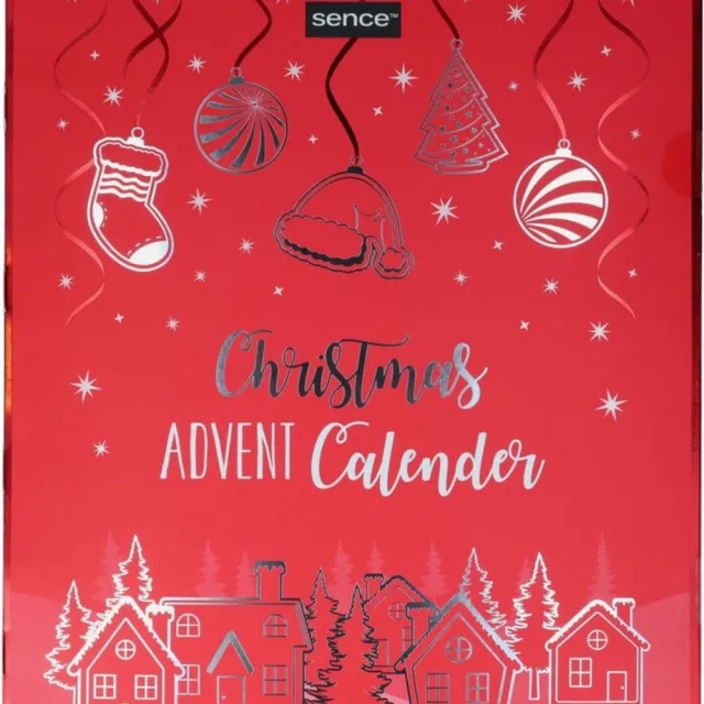 Sence Collection Adventskalender Holiday Spirit - 1 set Rood
