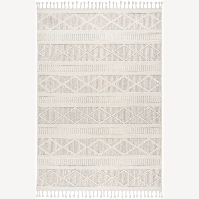 Dutch XXL Scandinavisch Vloerkleed | Tapijt | Tunis | Ruiten | Crème