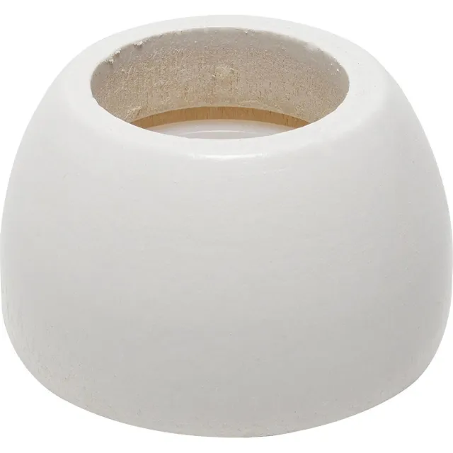 Intensions Natural - steun voor roede halfrond - ø28 mm - 2 stuks - Wit