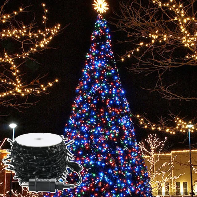 NAIZY Lichtsnoer LED Fairy Lights 80 m - Kleurrijk - met Stekker 8 Lichtstanden - IP44 Waterdicht - Buiten Binnen - Feestverlichting voor Kerstmis Bruiloft en Halloween - NAIZY