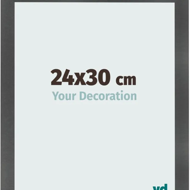 yd. Your Decoration - Fotolijst 24x30 cm - MDF - Zwart Mat - Pisa