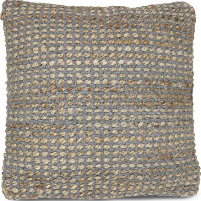Sizo Handmade Kussen Bombay 45 x 45 cm - Grey Grijs
