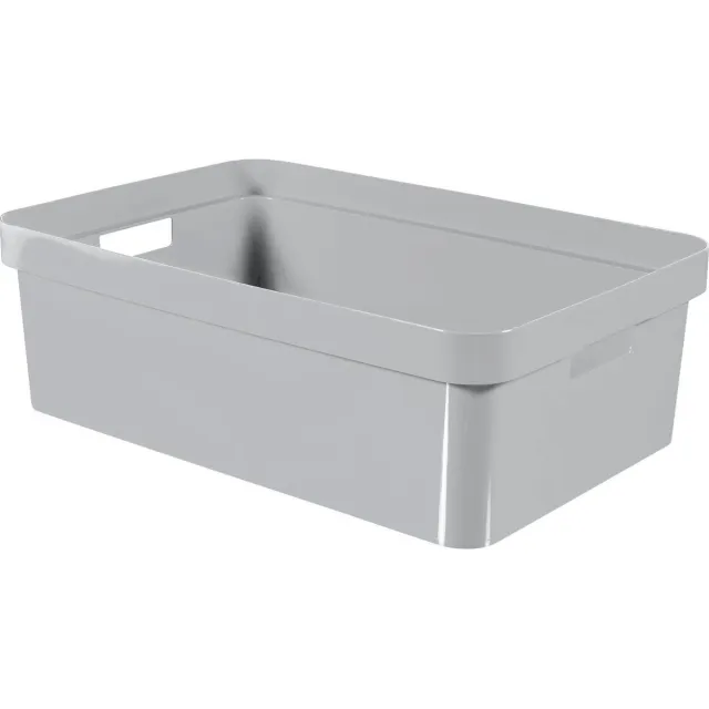Curver Infinity Box - 30 liter - kunststof - grijs
