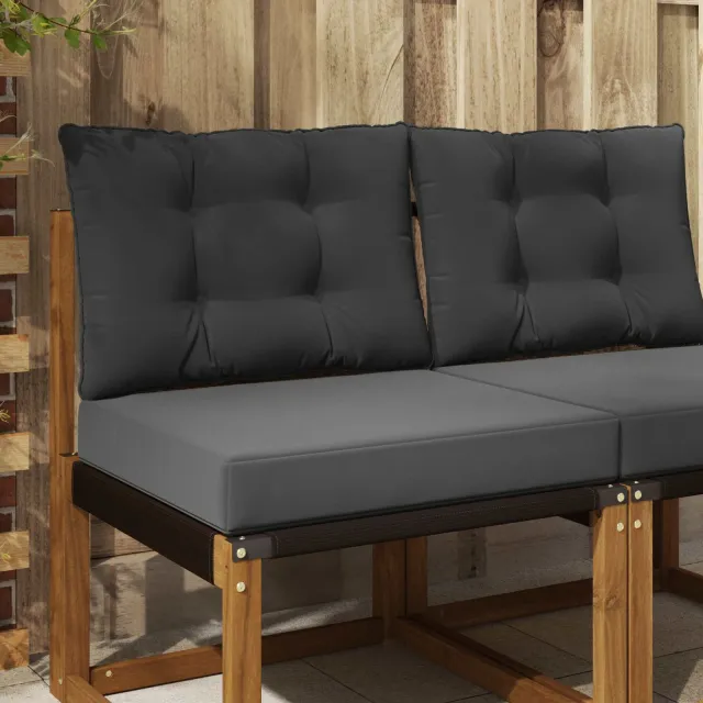 vidaXL Buiten bankkussen Stof Antraciet 60 x 50,5 cm Anthraciet