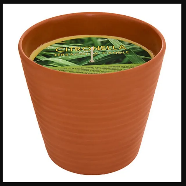 Atmosphera Créateur d'intérieur® Kaars in terracotta potje- Citronella kaars in pot - Kaars in pot