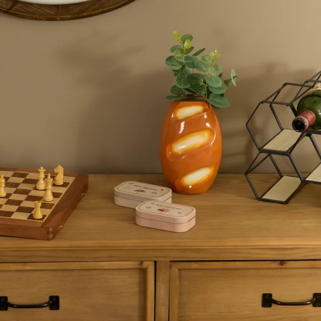 Atmosphera Fra Geurkaars in Blik - 11x7x3cm - 118g - Brandtijd 7u - Croissant Beige