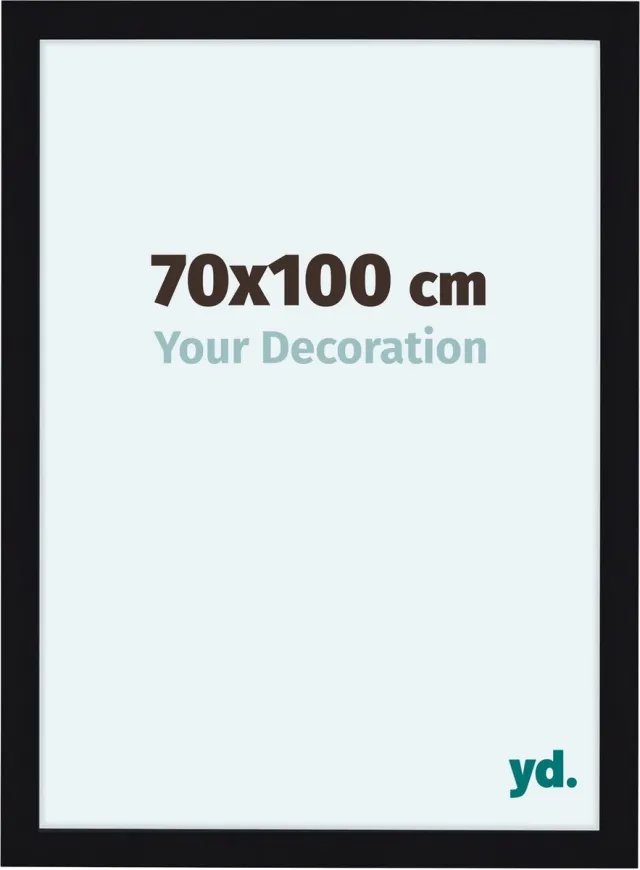 yd. Your Decoration - Fotolijst 70x100 cm - MDF - Zwart Hoogglans - Como