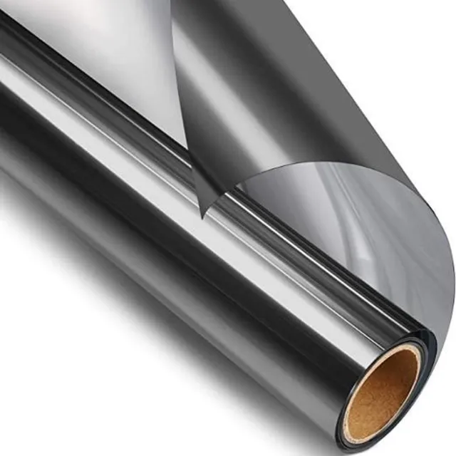 Simple Fix Raamfolie Anti Inkijk - Zonwerend - 70cm x 300cm - Spiegelfolie - Zonwerend en Isolerend - HR++ - Spiegelfolie Statisch - Verduisterend - Spiegeleffect - Zwart