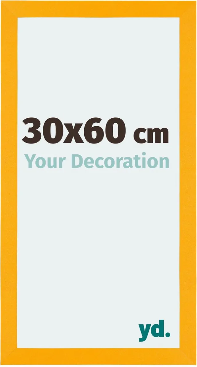 yd. Your Decoration - Fotokader 30x60 cm - MDF - Geel - Mura